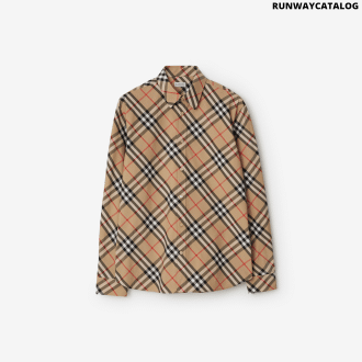 Burberry Regular Fit Check Cotton Shirt