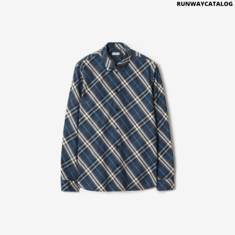 Burberry Relaxed Fit Check Cotton Shirt