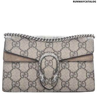 Gucci Dionysus Gg Supreme Super Mini Beige