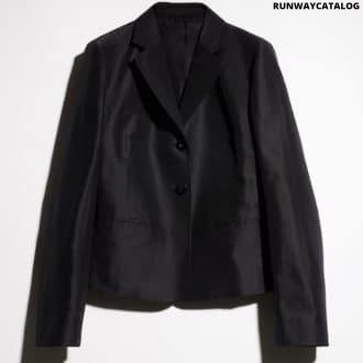 Fine silk faille jacket