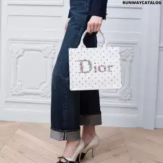 Dioramour Small Dior Book Tote with Strap