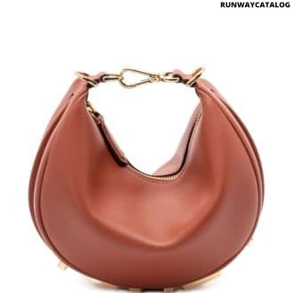 Brown Fendigraphy Mini Crossbody Bag