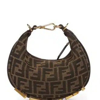 Brown Fendigraphy Mini Crossbody Bag