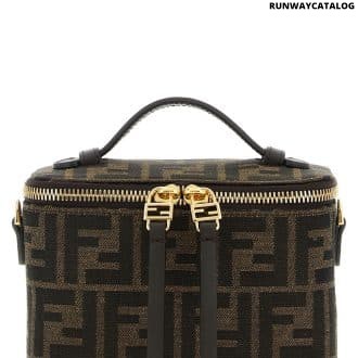 Brown Ff Crossbody Bag