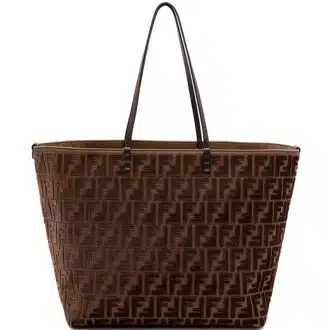 Brown Roll Reversible Tote
