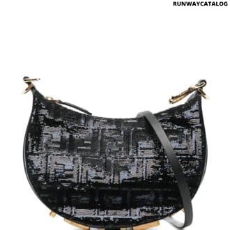 Black Fendigraphy Mini Shoulder Bag