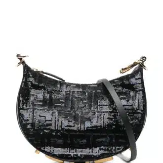 Black Fendigraphy Mini Shoulder Bag
