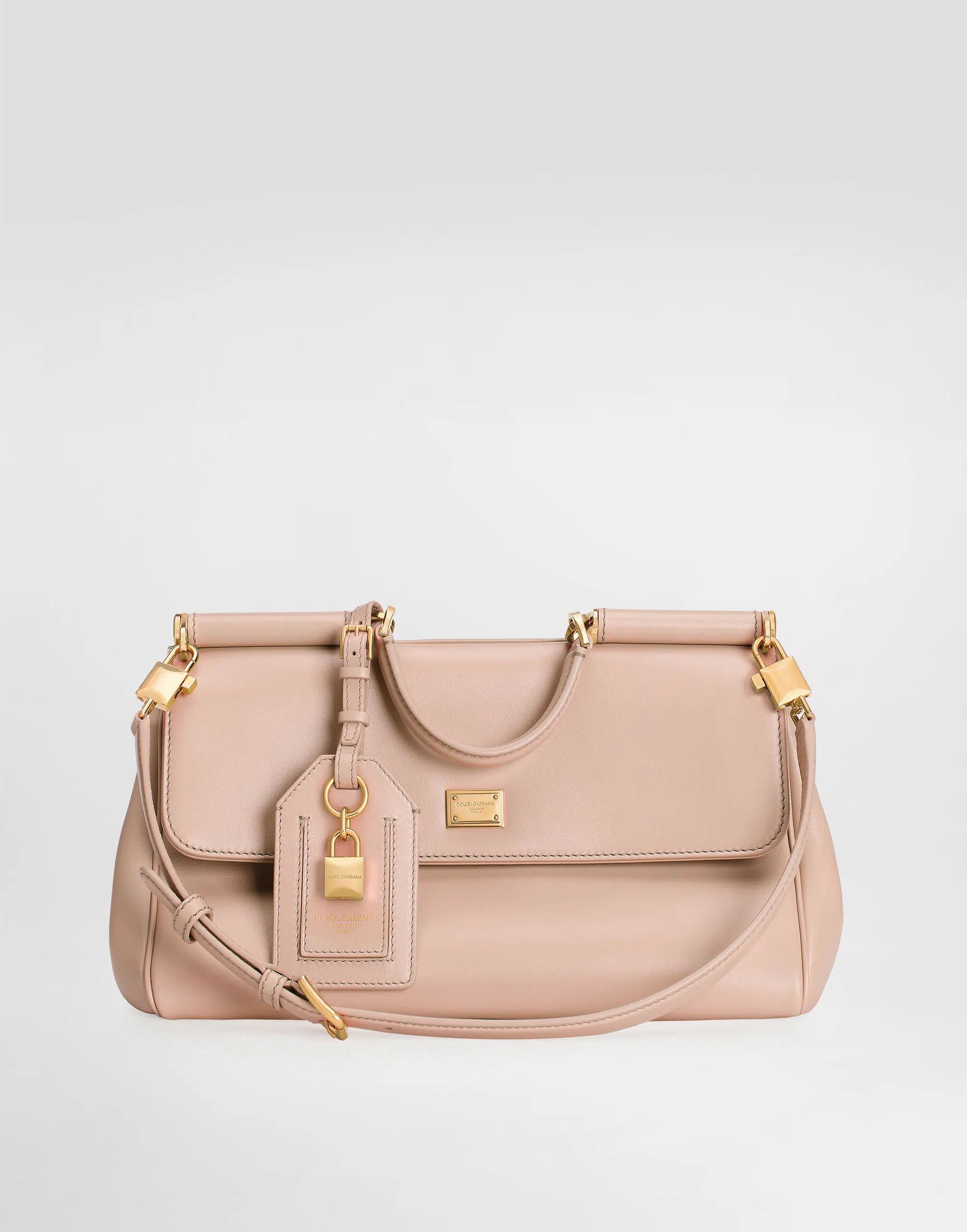 Medium My Sicily handbag in plongé calfskin