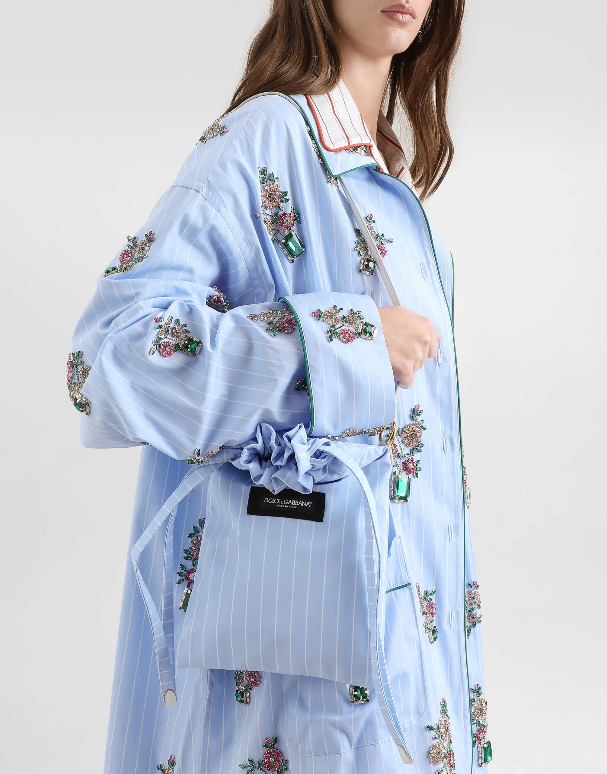 Essenza bag in striped poplin - Image 2