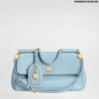 Medium My Sicily handbag in plongé calfskin