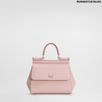 Small Sicily handbag in dauphine calfskin