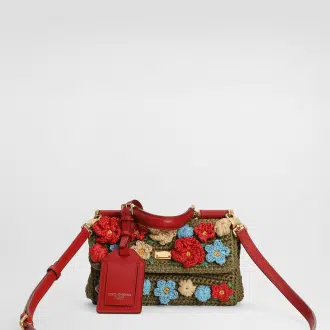 My sicily raffia crochet handbag