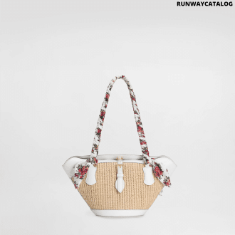 Capri coffa bag in raffia