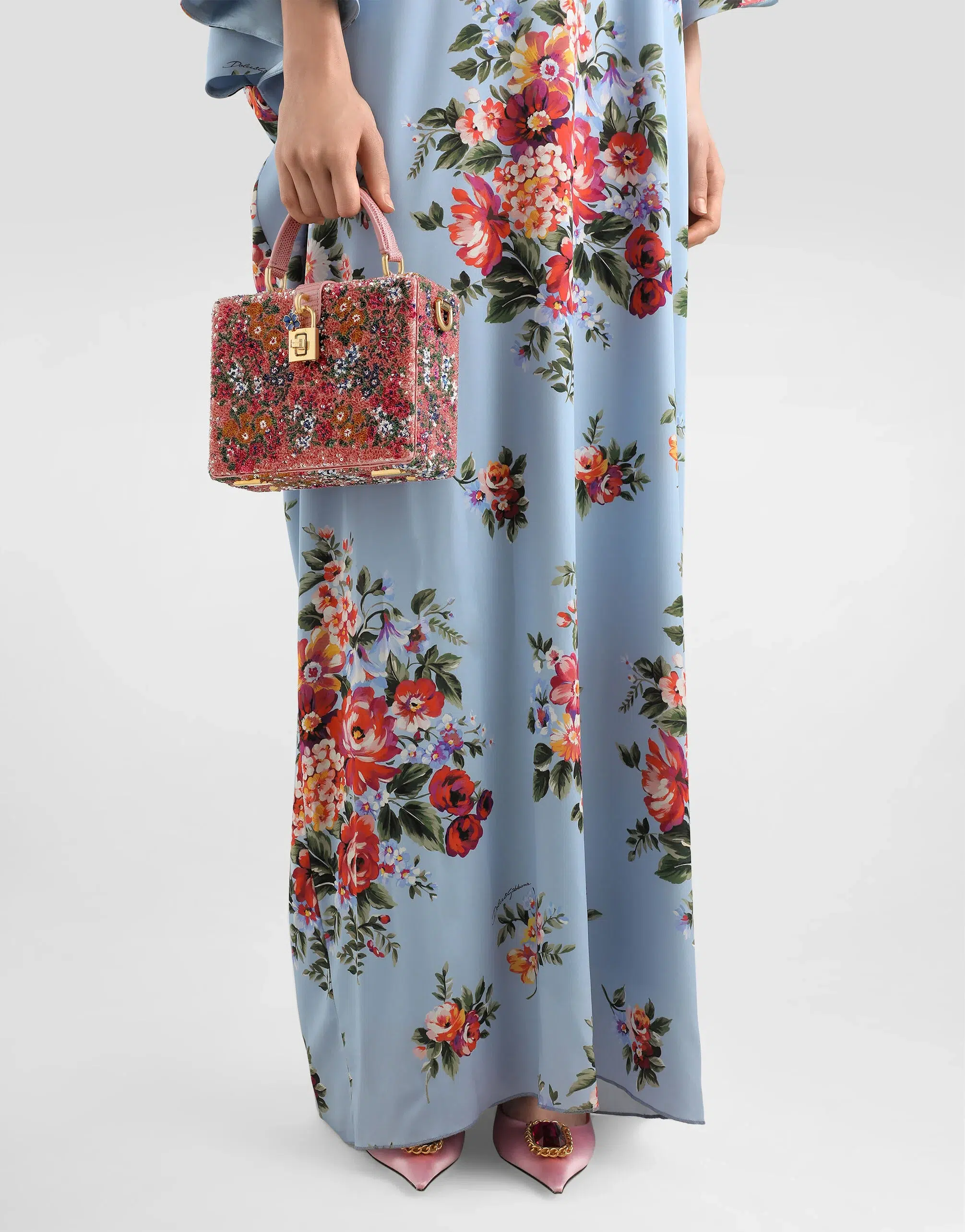 Dolce Box sequin embroidery handbag - Image 2