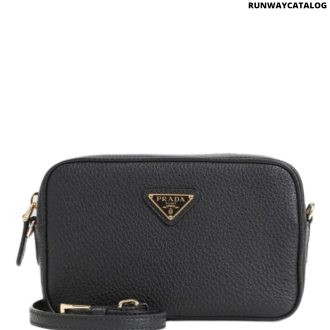Black Logo Mini Crossbody Bag