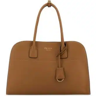 Brown Logo Medium Tote