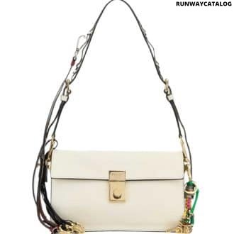 White Soft Sound Small Shoulder Bag