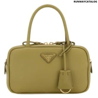 Sage Green Logo Handbag