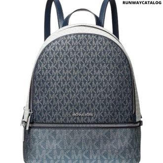 Navy Blue Rhea Medium Backpack