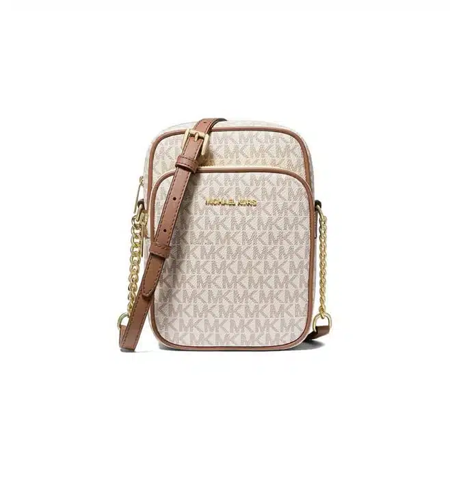 Vanilla Jet Set Travel Logo Medium Cross Body Bag