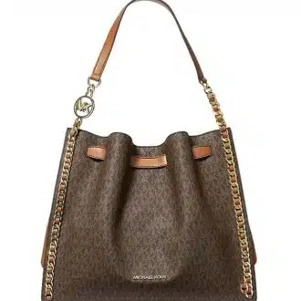 Brown Mina Large Shoulder Bag