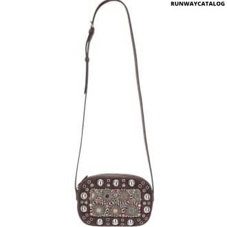 Brown Nellcote Studded Cross Body Bag