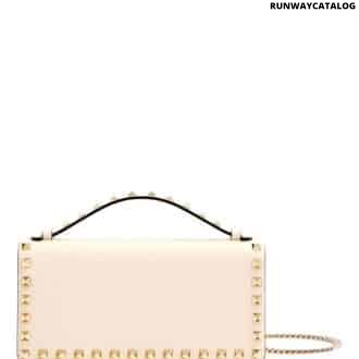 Light Ivory Rockstud Crossbody Bag