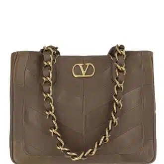 Brown Laseine Small Shoulder Bag