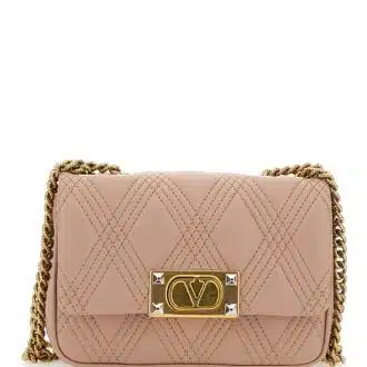 Pink Quilted 67 Shoulder Bag