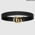 GG Marmont wide belt with shiny buckle