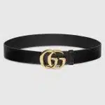GG Marmont wide belt with shiny buckle