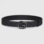 Belt with Interlocking G buckle