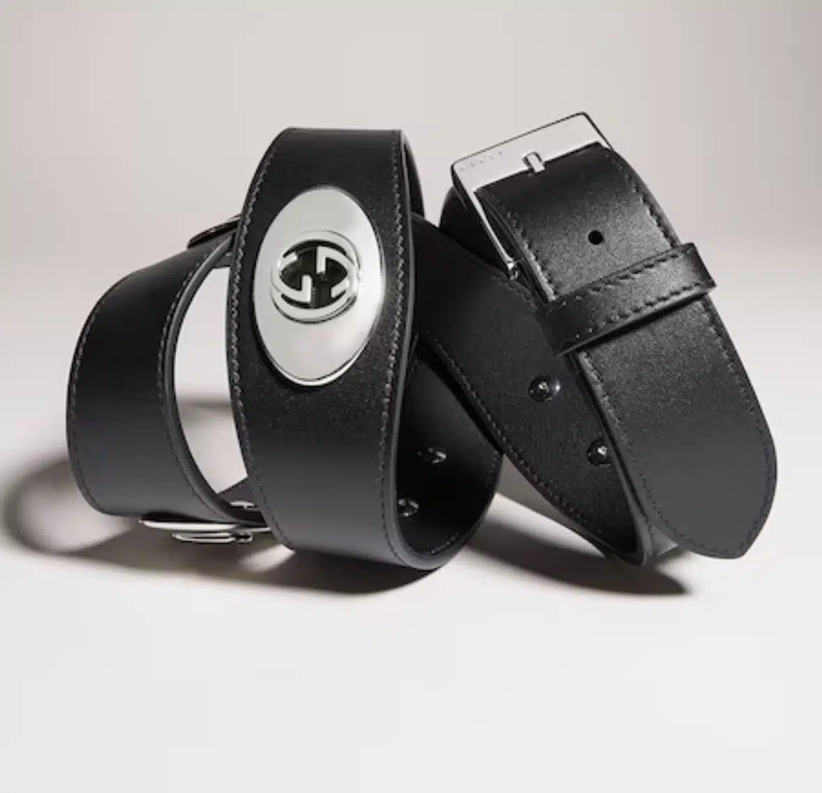 Belt with square buckle