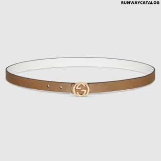 Reversible thin belt