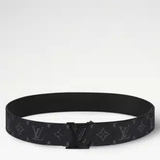 LV Initiales 40mm Matte Black Belt