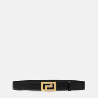 Greca Leather Belt