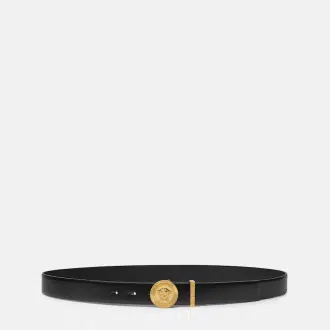 Medusa Biggie Leather Belt 1.2"
