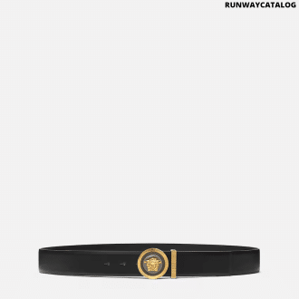 Medusa Biggie Leather Belt 1.6"