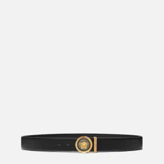 Medusa Biggie Leather Belt 1.6"
