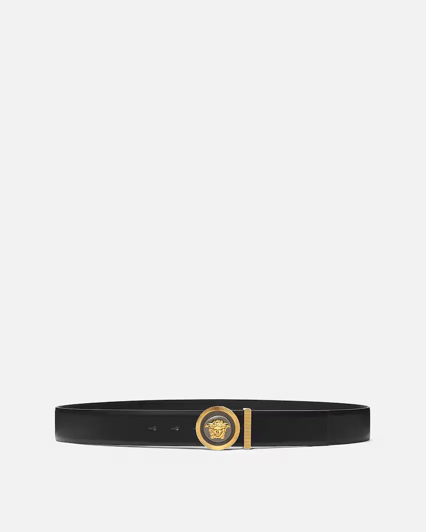 Medusa Biggie Leather Belt 1.6"