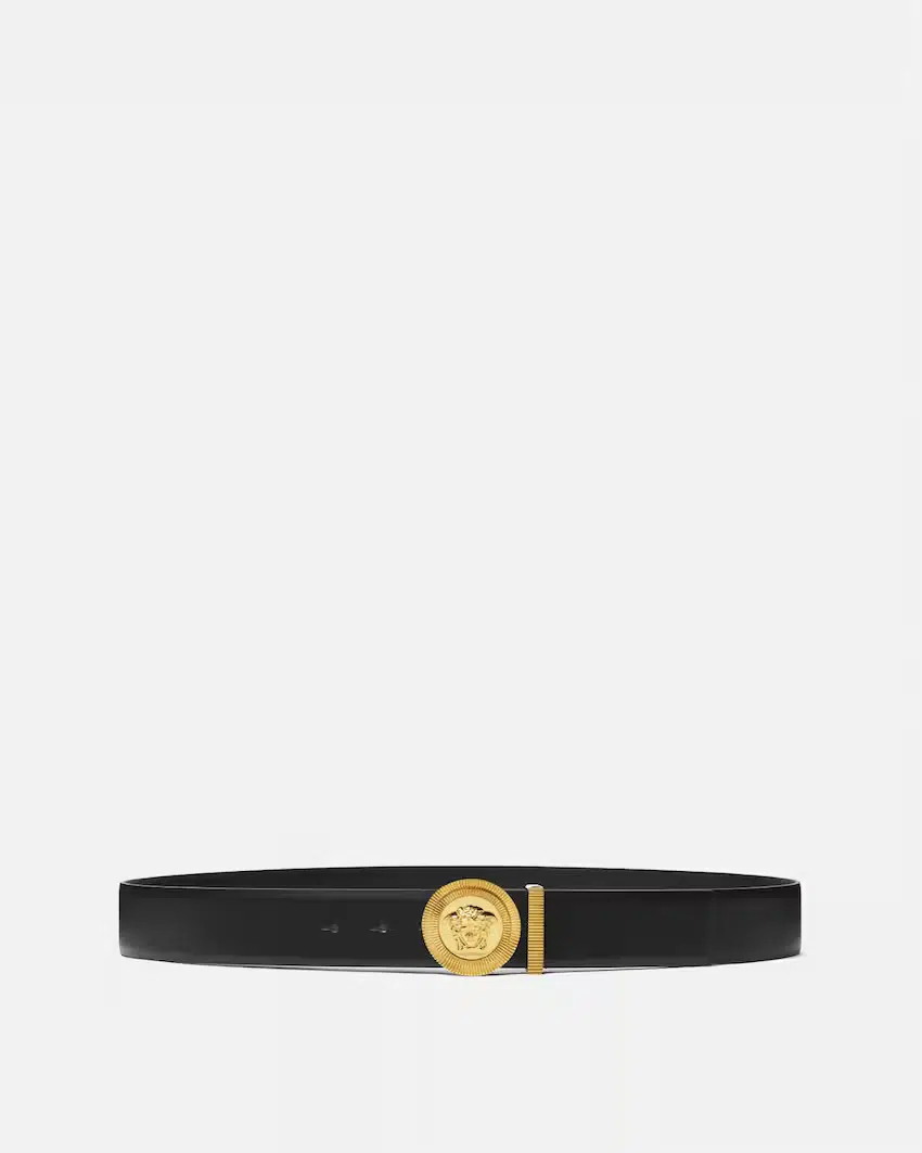 Medusa Biggie Leather Belt