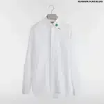 Shirt with Dior Clover Embroidery