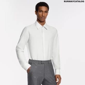 Monogram Long-Sleeved Evening Shirt