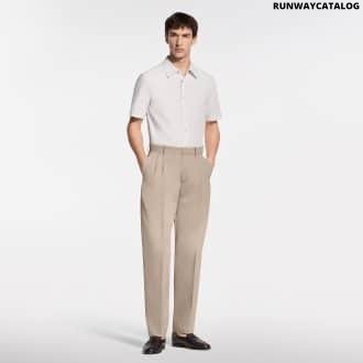 Short-Sleeved Jacquard Shirt