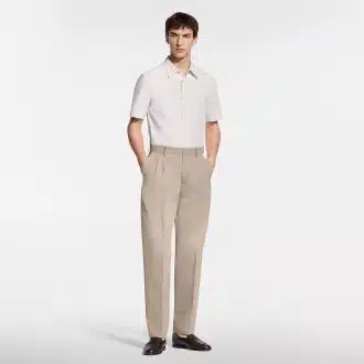 Short-Sleeved Jacquard Shirt