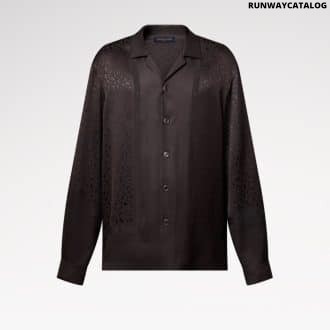 Scarf Silk Pajama Shirt