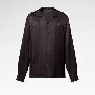 Scarf Silk Pajama Shirt