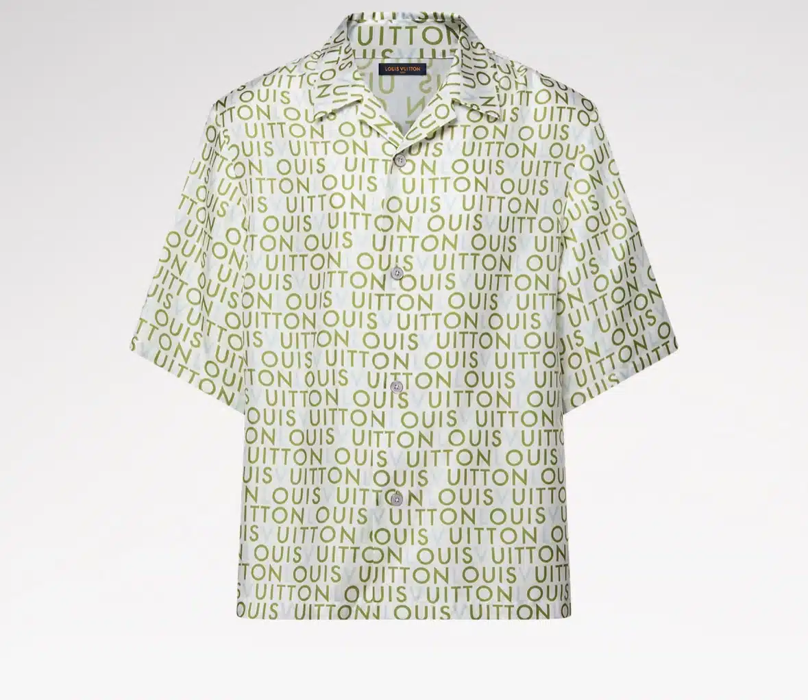 Short-Sleeved Printed Silk Shirt - Image 2