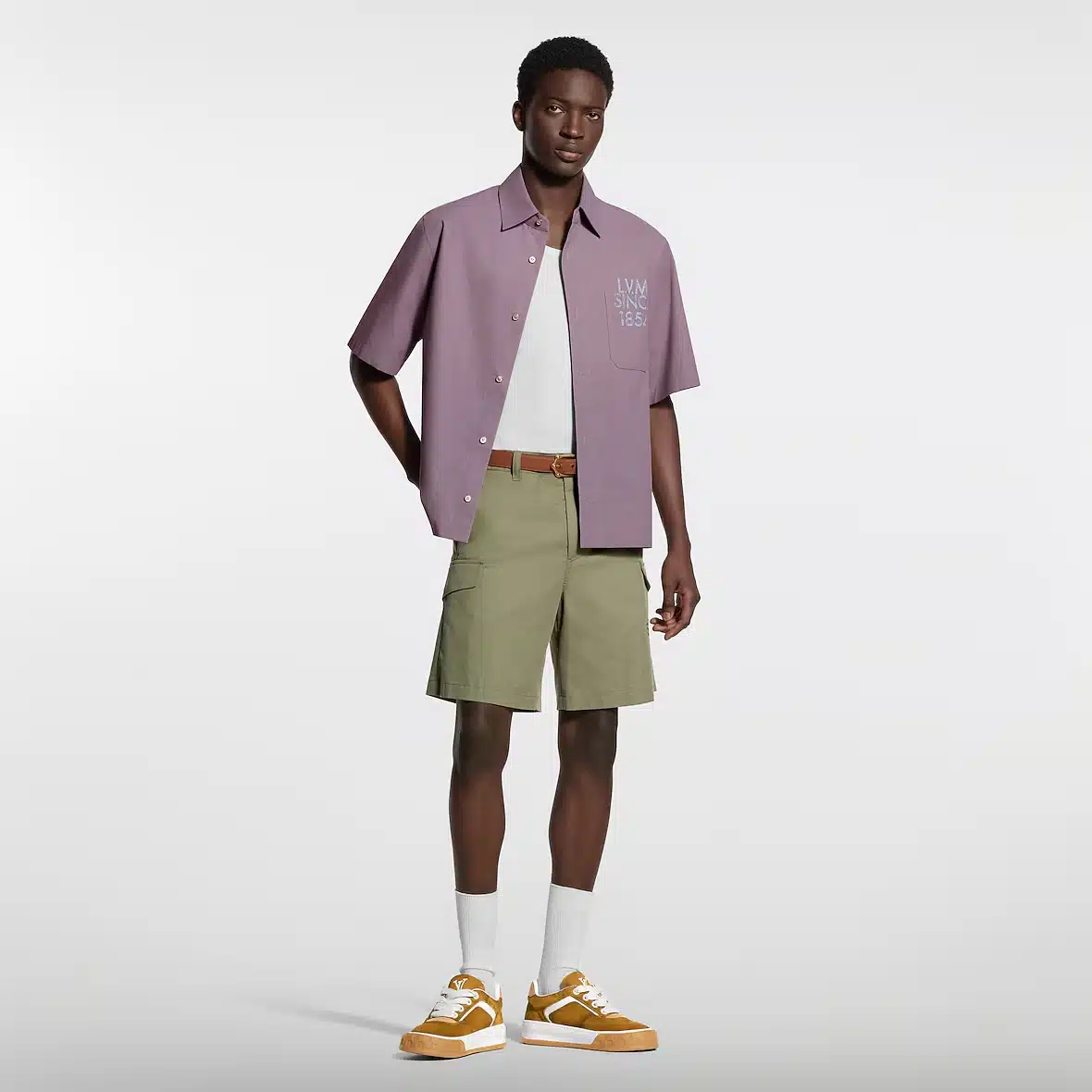 Printed Signature Short-Sleeved Shirt - Image 2