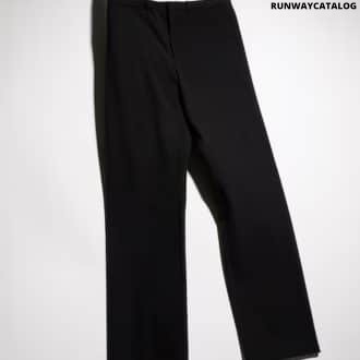 Technical stretch wool pants